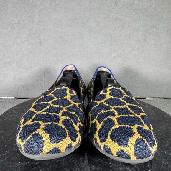 ROTHY'S Indigo Giraffe Slip On Loafers Navy Women’s Size 8 US - Picture 2 of 8